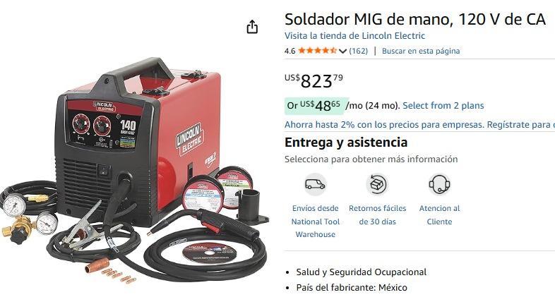 Tengo maquina de soldar mig para intercambio.